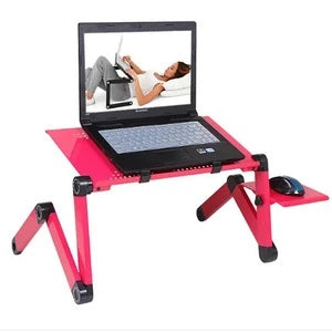 Foldable Aluminum Laptop Desk with Stand
