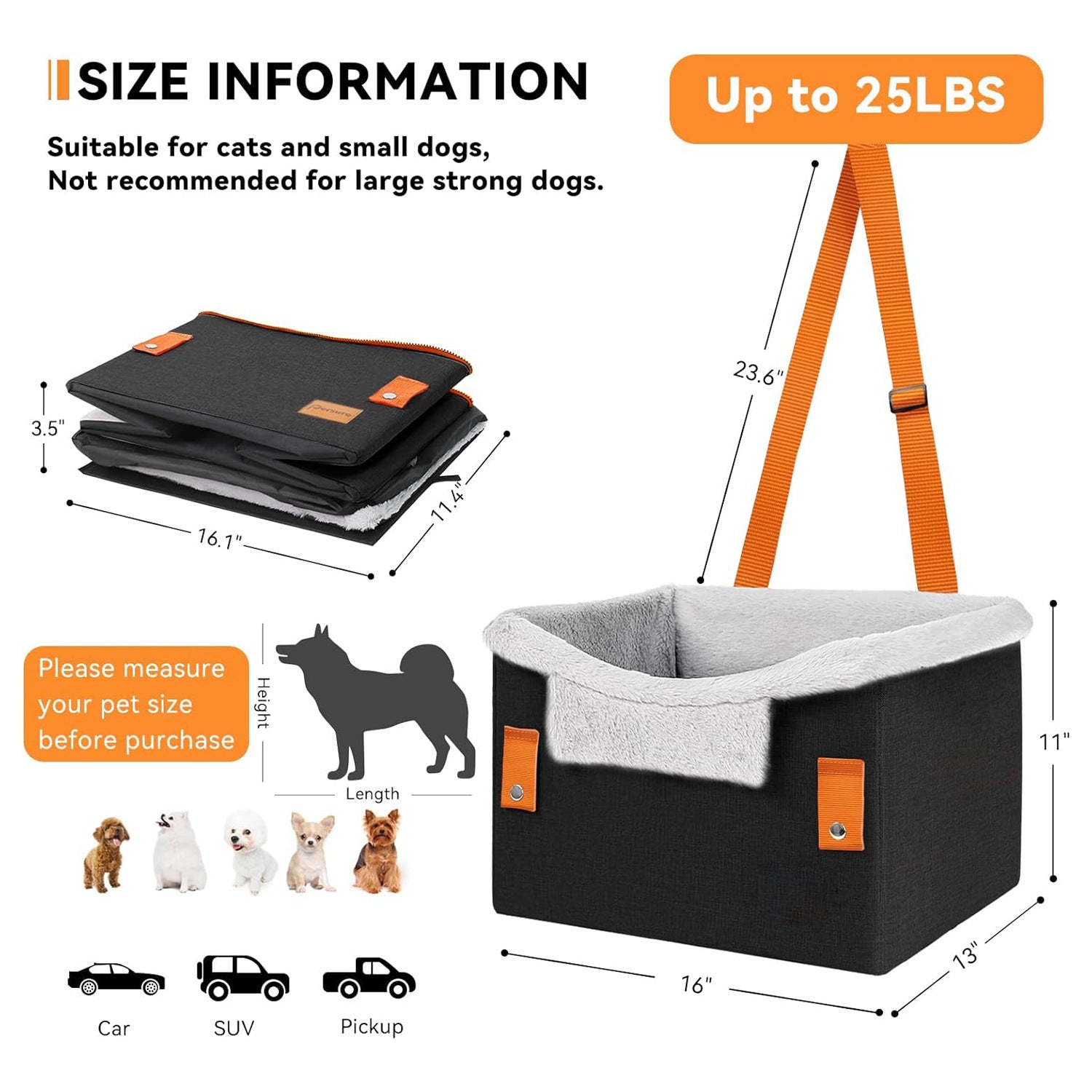 Dog Car Seat Booster