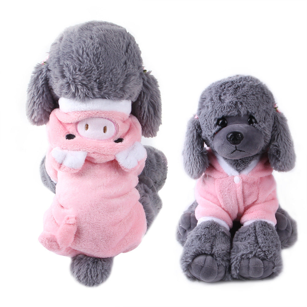 Pet Clothes Velvet Transfiguration