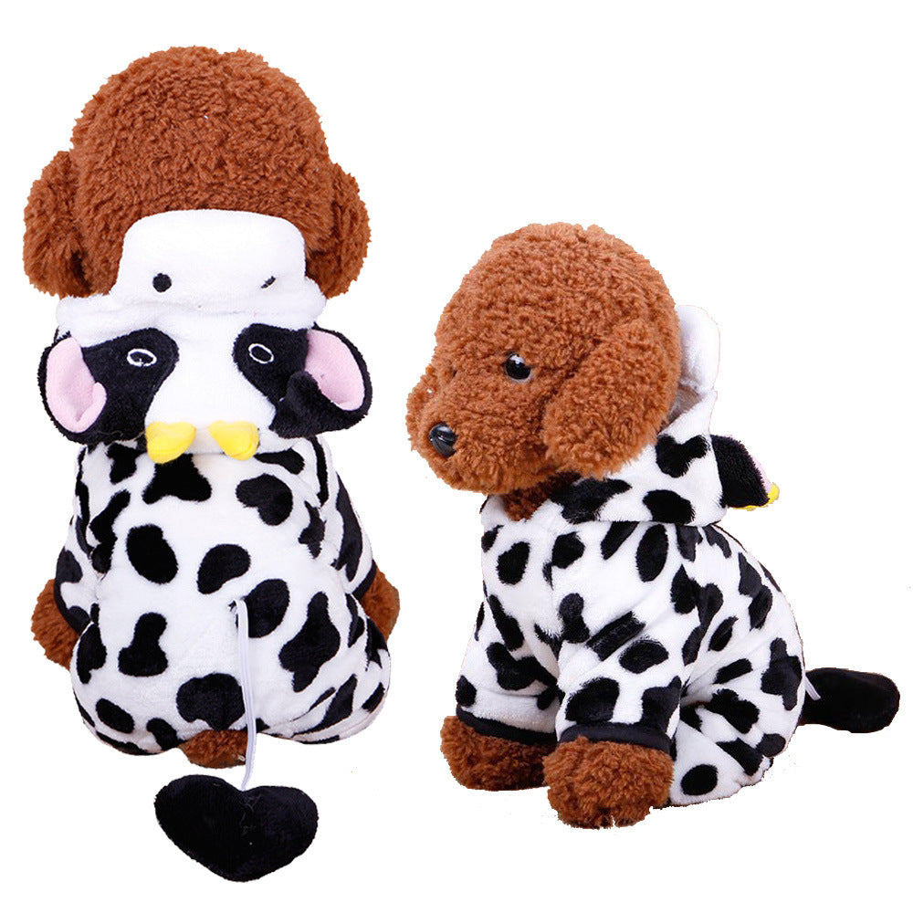 Pet Clothes Velvet Transfiguration