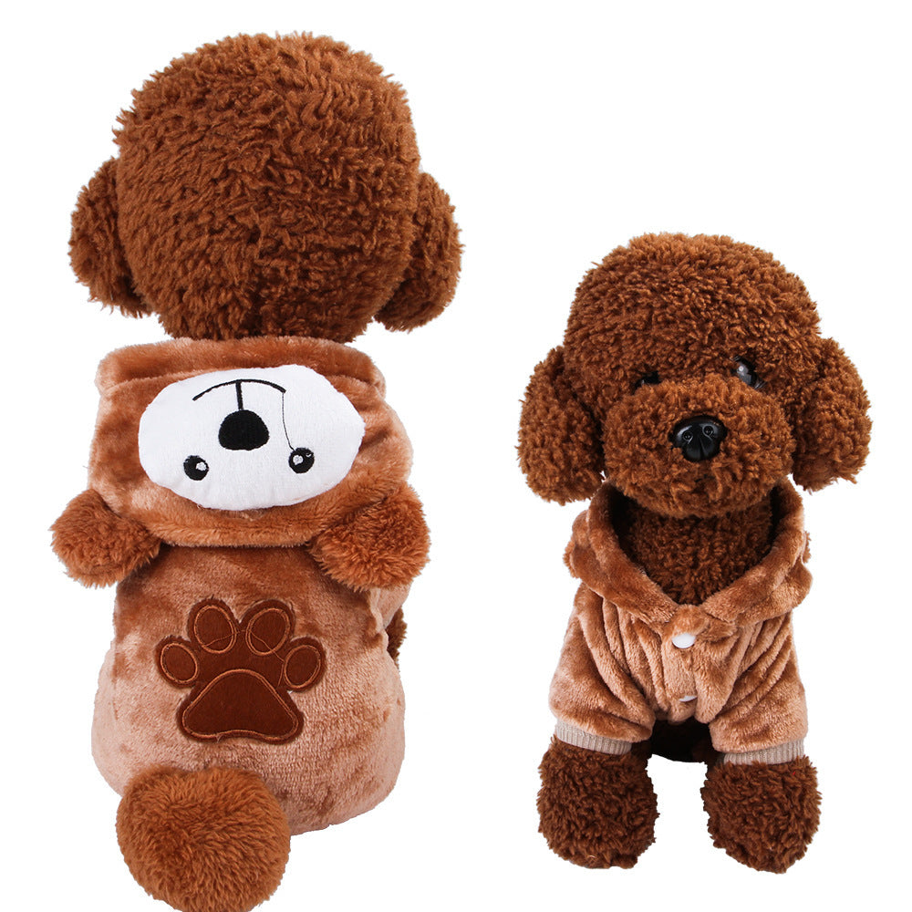 Pet Clothes Velvet Transfiguration