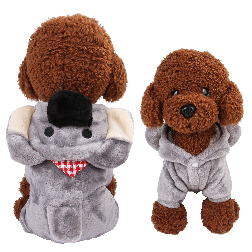 Pet Clothes Velvet Transfiguration